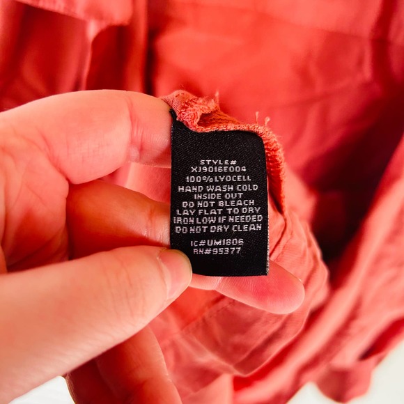 Sanctuary size L lightweight field utility jacket shacket in salmon pink - Picture 3 of 6